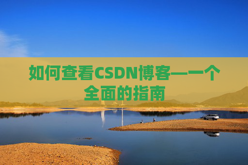 如何查看CSDN博客—一个全面的指南
